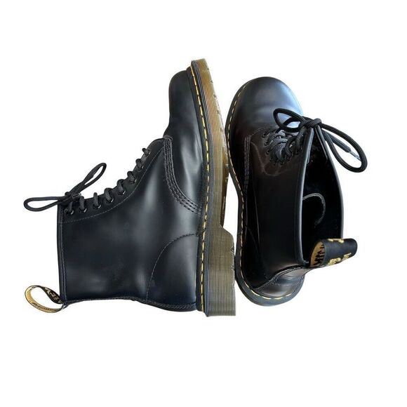 Dr. Martens 1460 Men\'s Black‎ Leather Combat Boots Size 7 main image 7